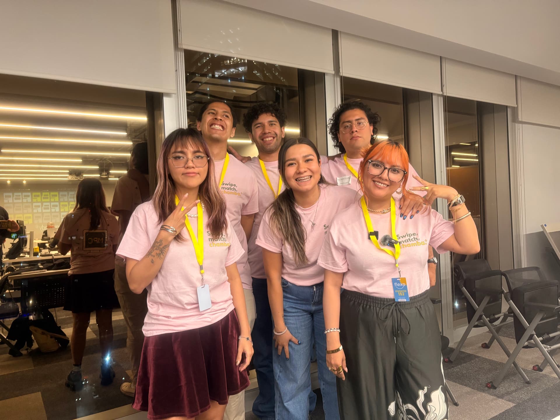 El equipo de Mi Primera Chamba en un evento reciente